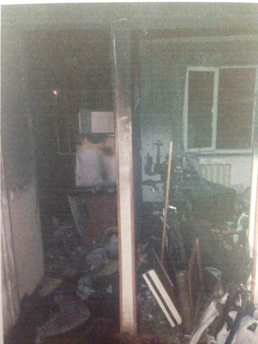 На улице Войцеховича горела квартира На улице Войцеховича горела квартира