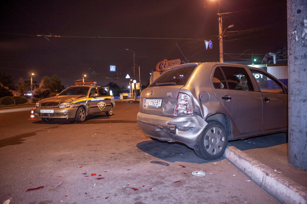На улице Березинской случилось ДТП