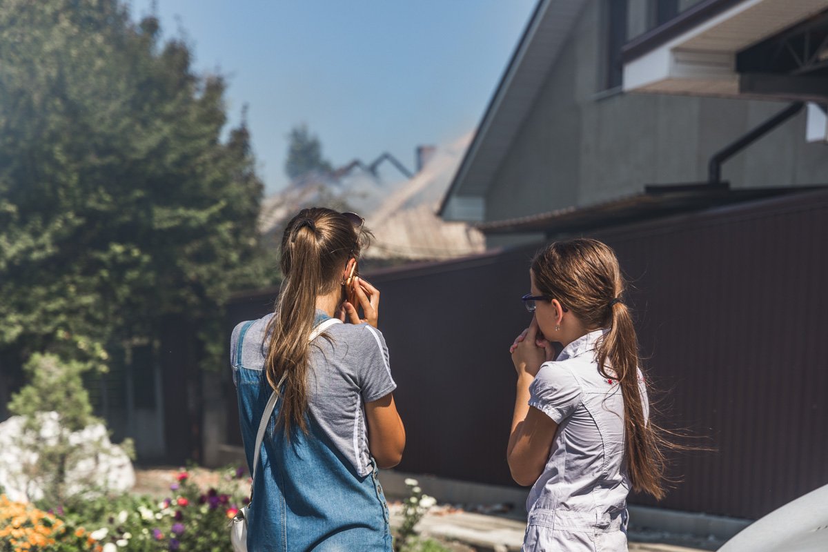 Пожар на Генерала Пушкина Пожар на Генерала Пушкина