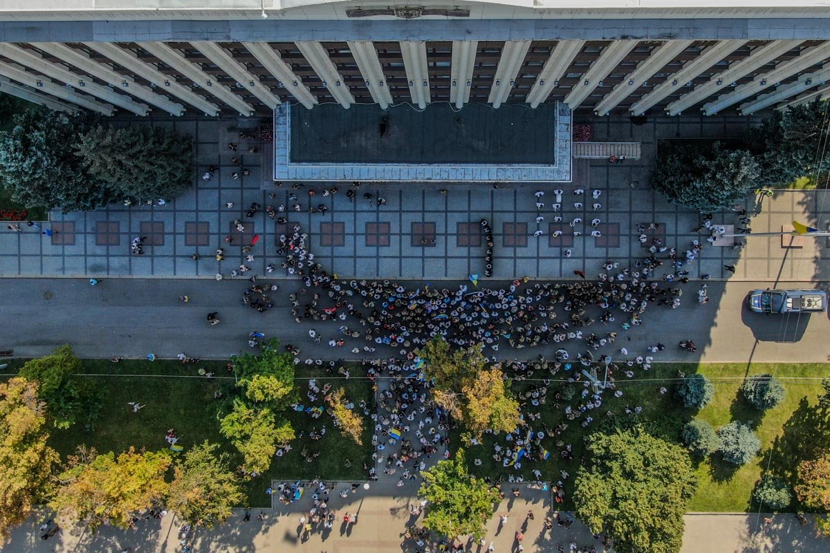 Около тысячи людей пришли на марш Около тысячи людей пришли на марш