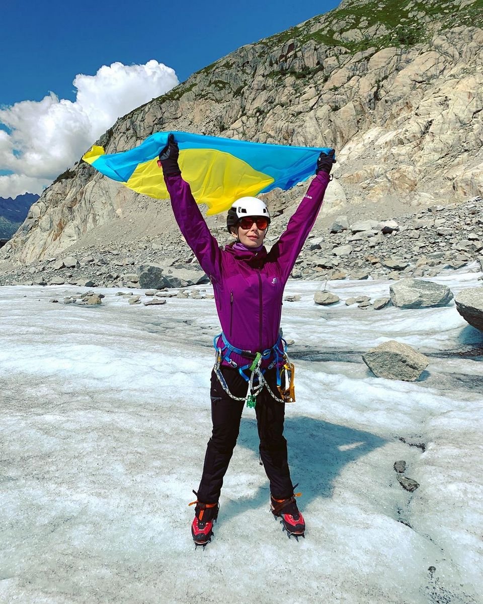 В горах Марина Филатова встретила День независимости В горах Марина Филатова встретила День независимости