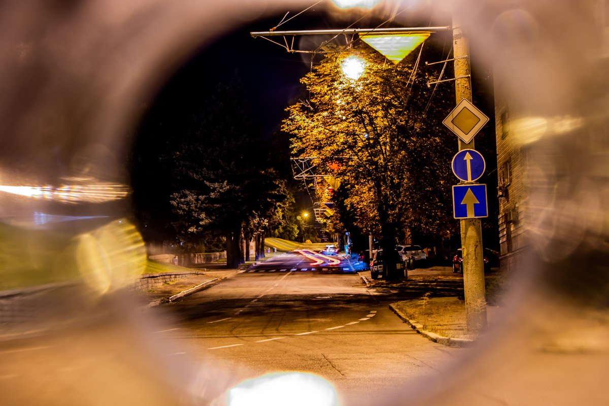 Проспект Яворницкого, самое начало