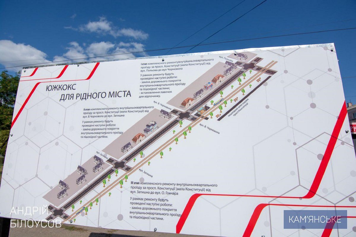 Проспект Конституции в Каменском ждет комплексный ремонт 2