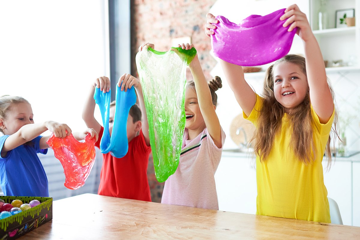 Мастер-класс по изготовлению слаймов 