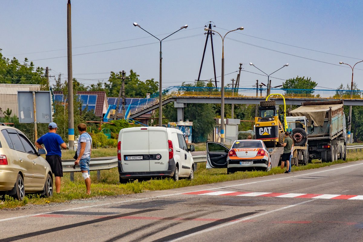 Водителю оказали помощь своими силами