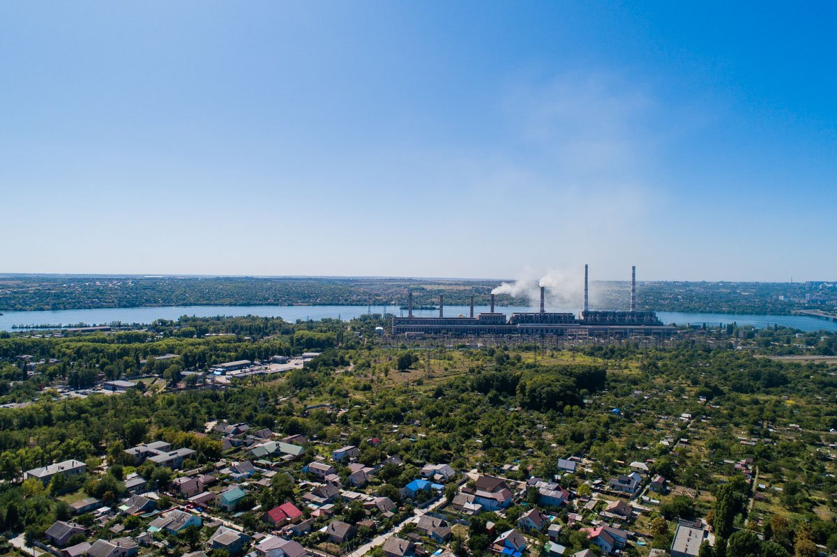 Вместо облаков - дым