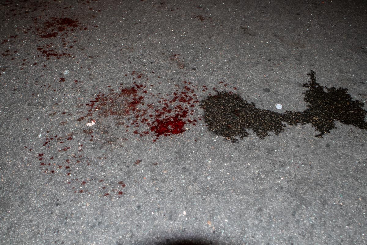 Авария произошла примерно в 20:50