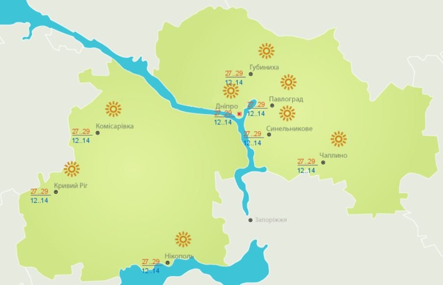 Данные гидрометцентра