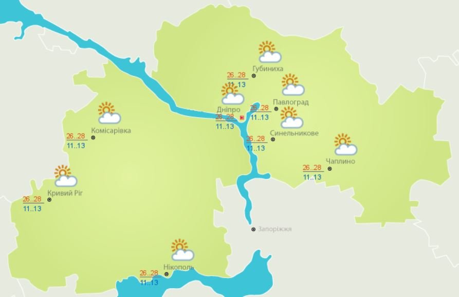 Данные гидрометцентра