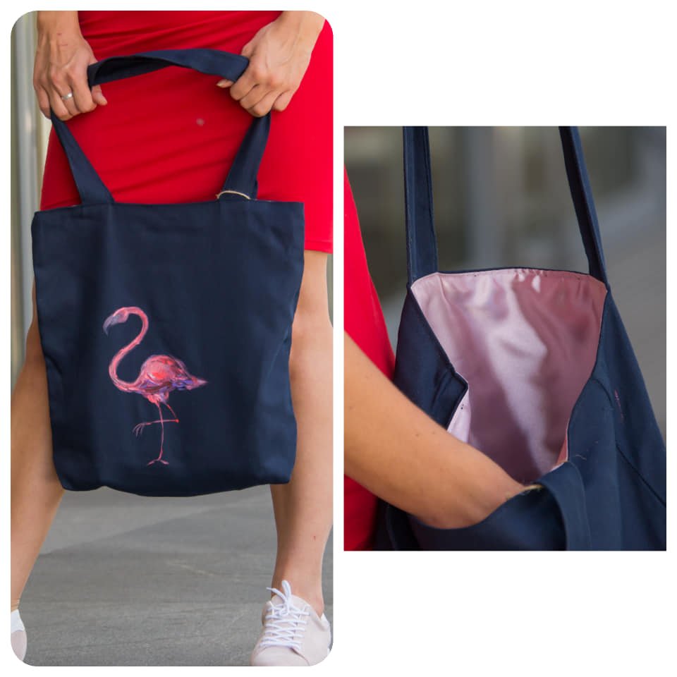 Розовый фламинго, дитя заката Розовый фламинго, дитя заката