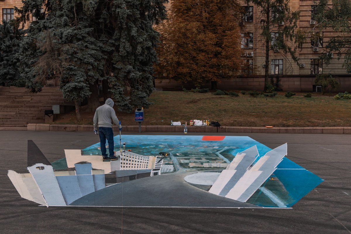 Это - 3D карта марафона