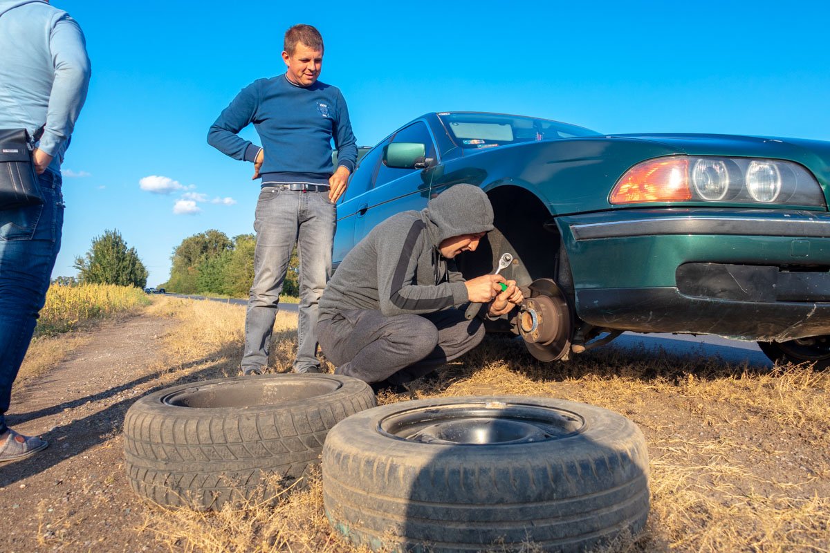 Обычная картина на трассе