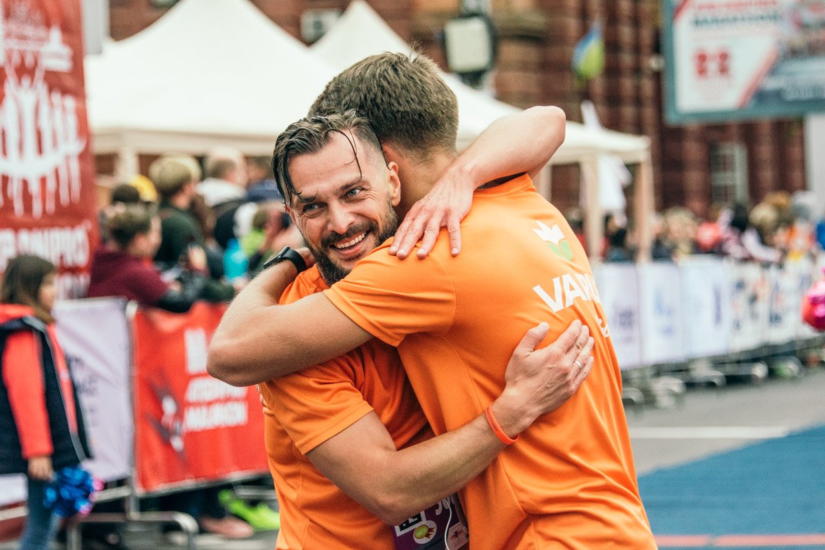 Счастье наконец закончить бежать