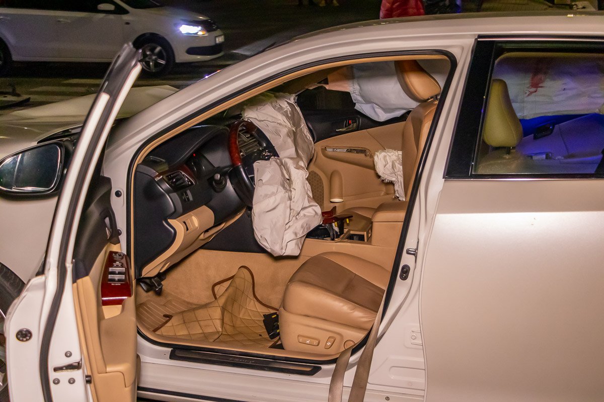 Авария произошла примерно в 22:05