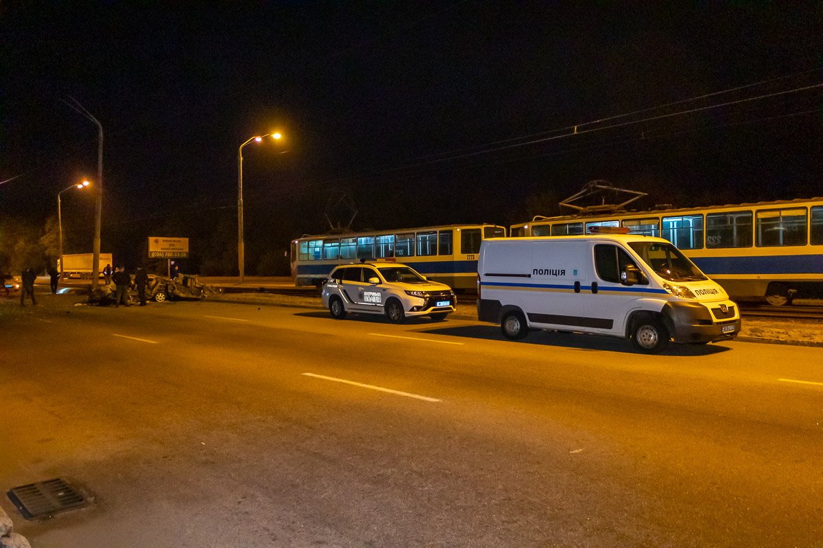 Проезд в сторону ж/м Ломовского осуществлялся по правой крайней полосе