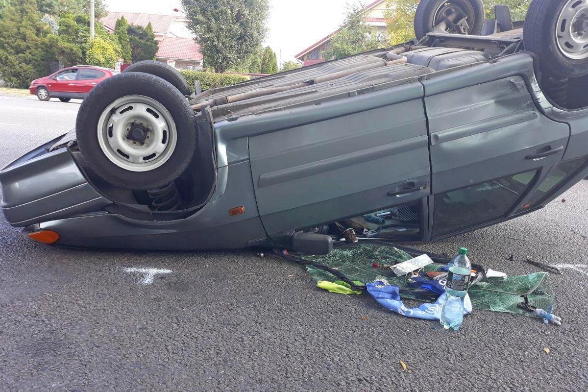 Авария произошла на улице Янтарной