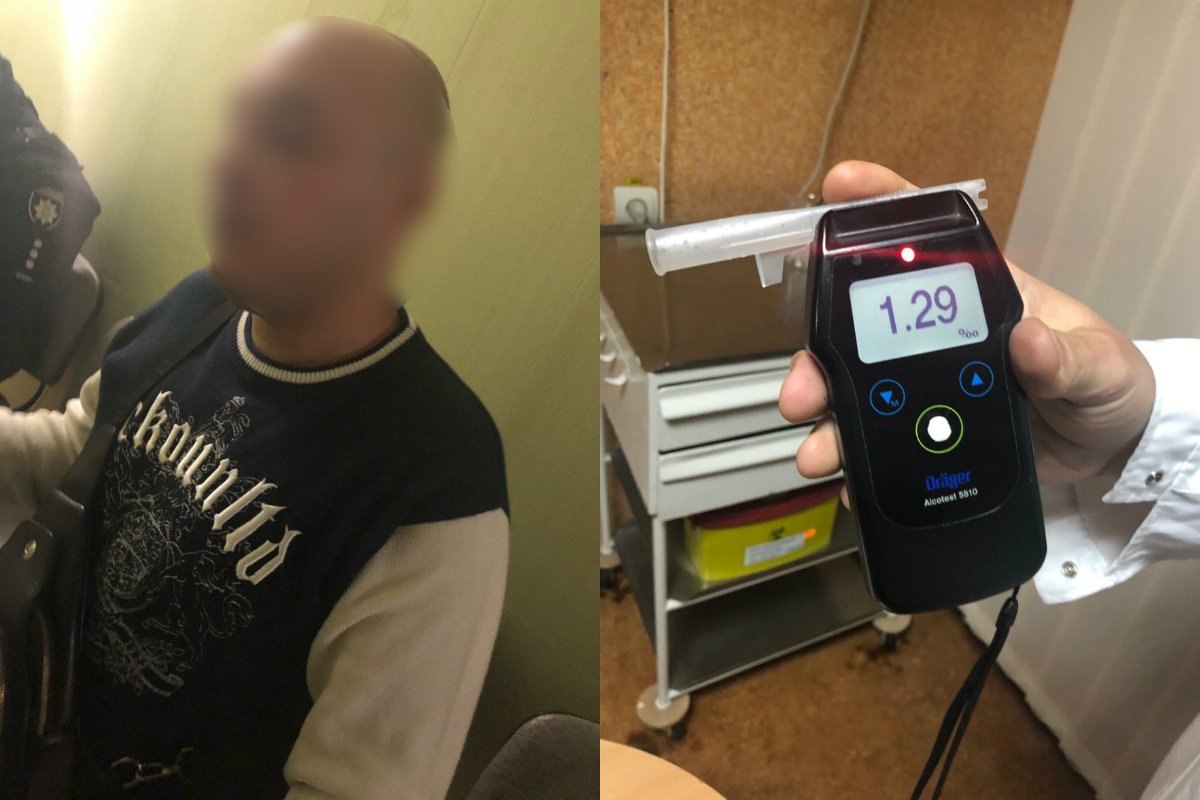 Мужчина, которого остановили за нарушение ПДД на проспекте Гагарина