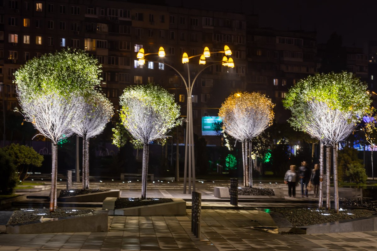 Засыпающий сквер Засыпающий сквер