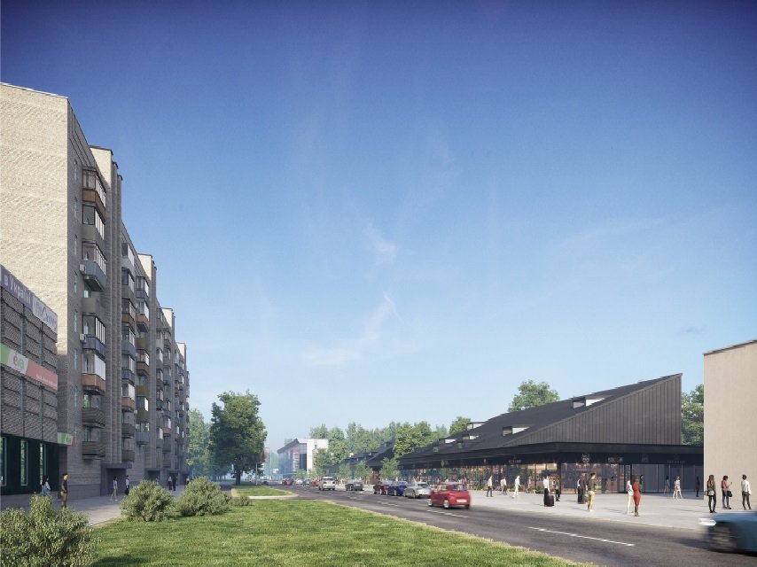 Проект торгового комплекса на месте Калиновского рынка Проект торгового комплекса на месте Калиновского рынка