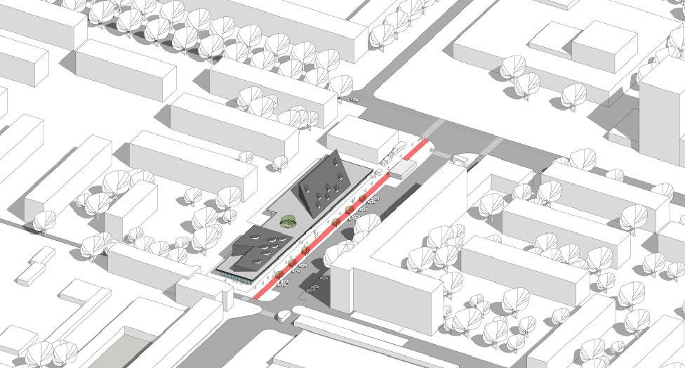 Павильон протянется более, чем на 120 метров Павильон протянется более, чем на 120 метров