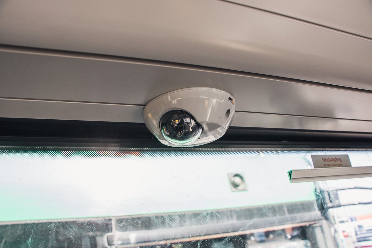 Есть система видеонаблюдения