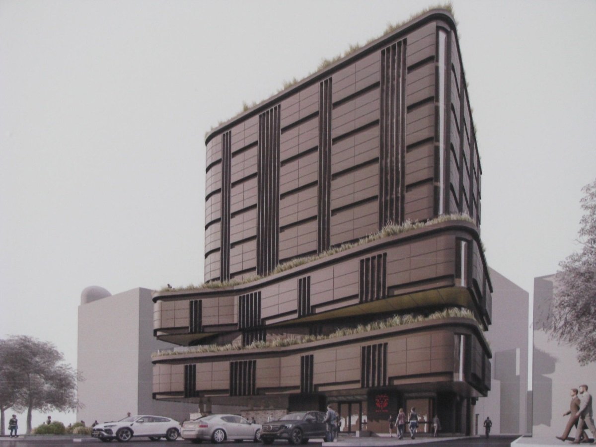 Под зданием устроят 2-ярусную механизированную парковку на 28 автомобилей Под зданием устроят 2-ярусную механизированную парковку на 28 автомобилей