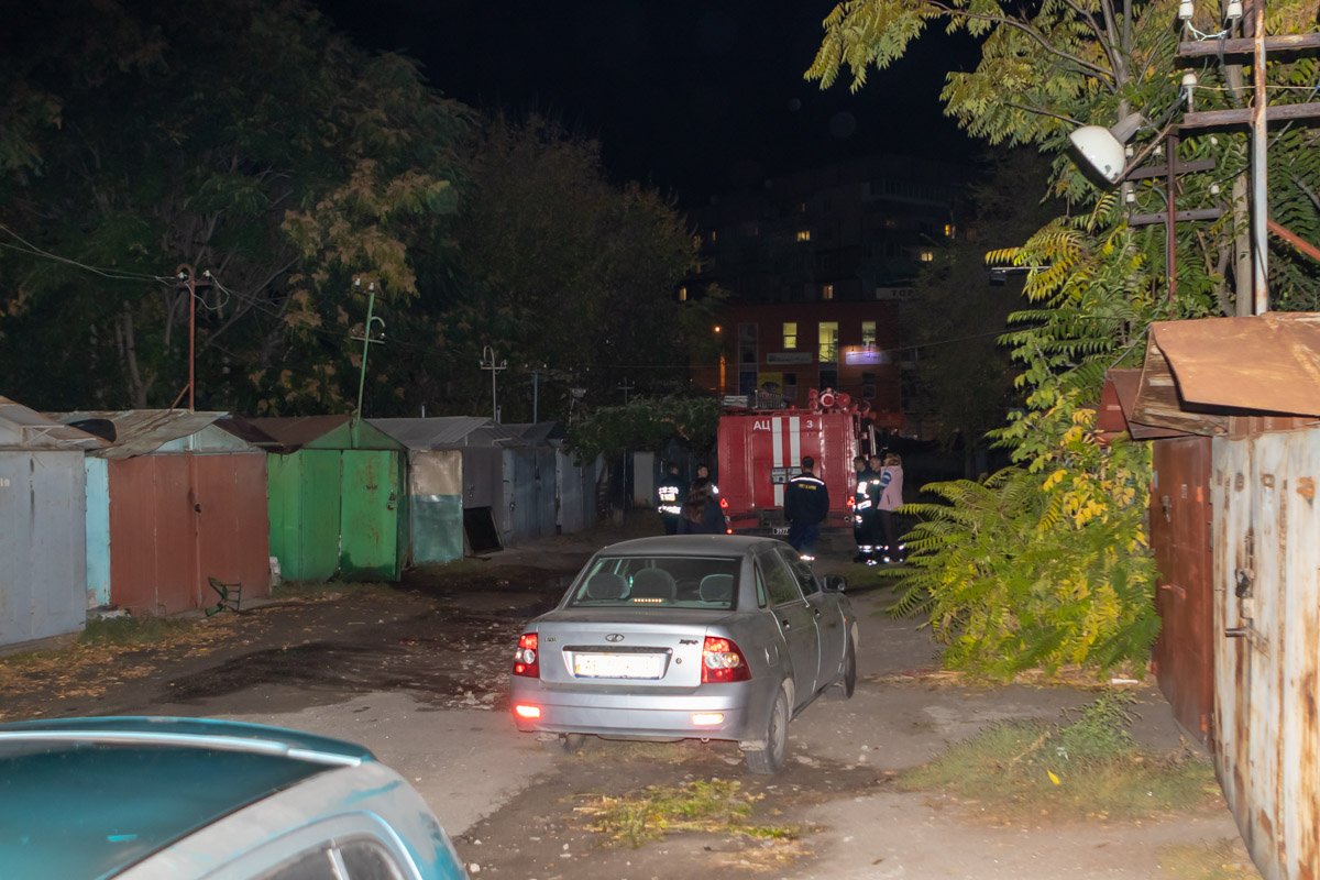 Пожар произошел на улице Березинской