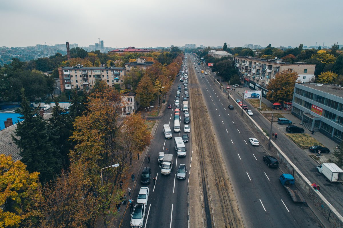 Образовалась пробка