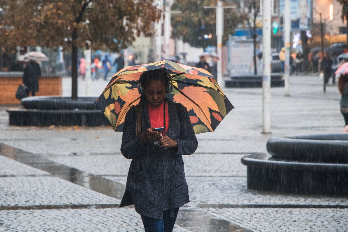 Осени осенний зонт