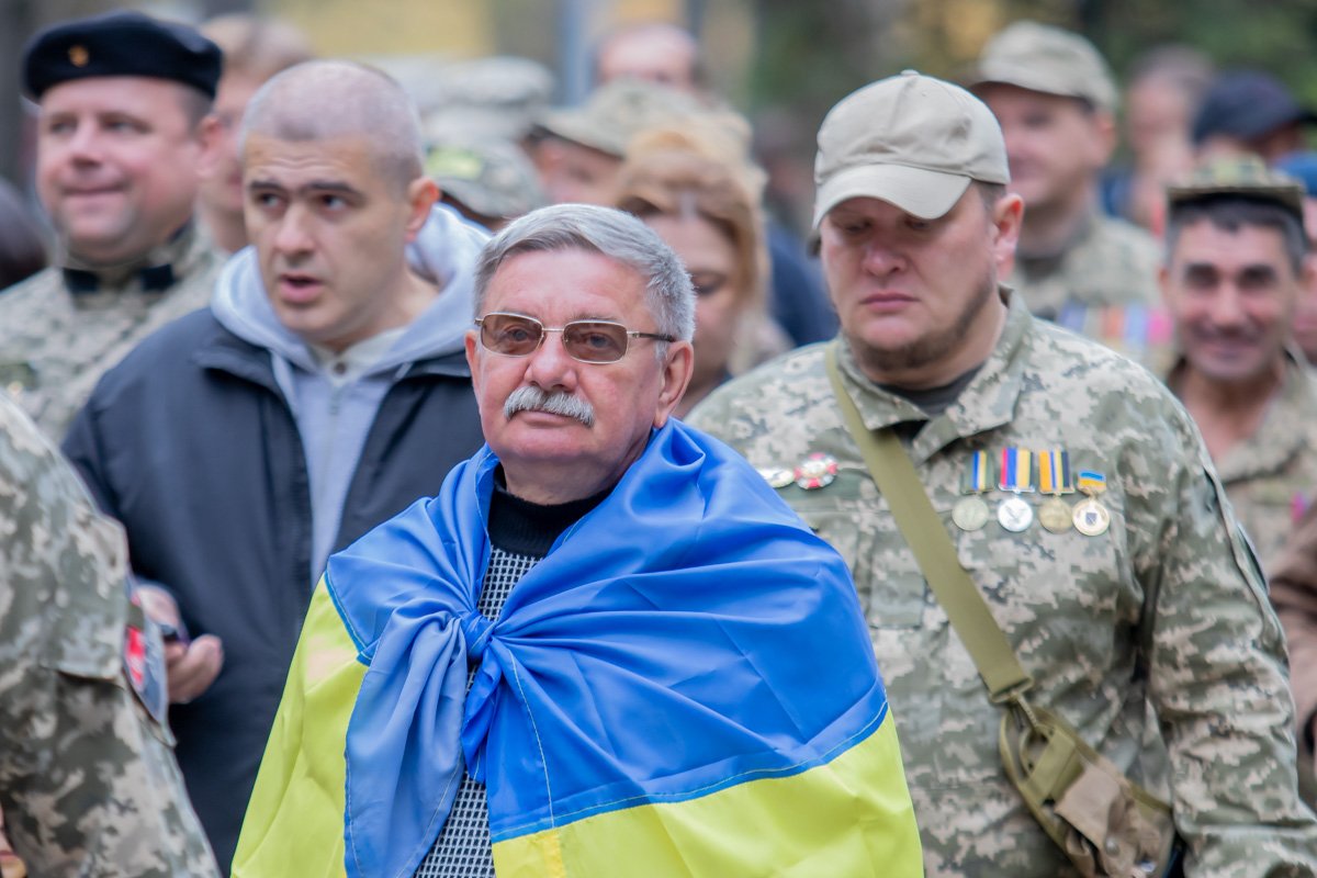 Марш собрал патриотов страны Марш собрал патриотов страны