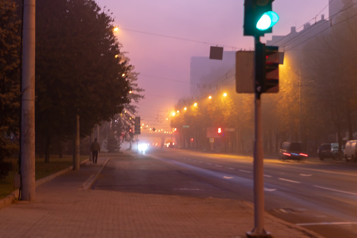 Видимость на дорогах существенно ухудшилась Видимость на дорогах существенно ухудшилась