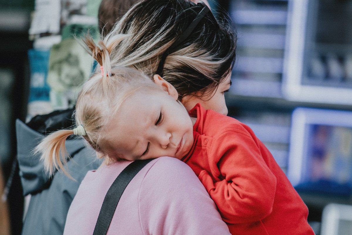 Крошка устала