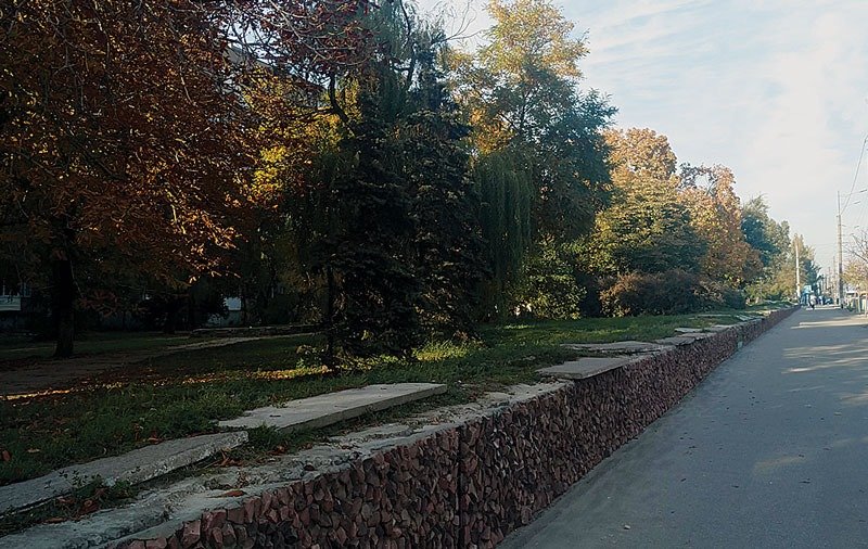 Участок проспекта Слобожанского, который приведут в порядок Участок проспекта Слобожанского, который приведут в порядок