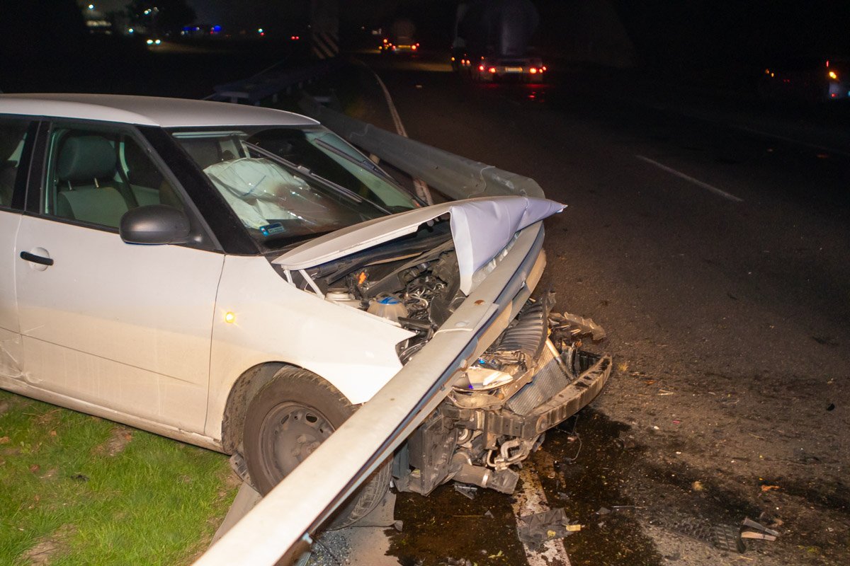 Авария произошла примерно в 23:20