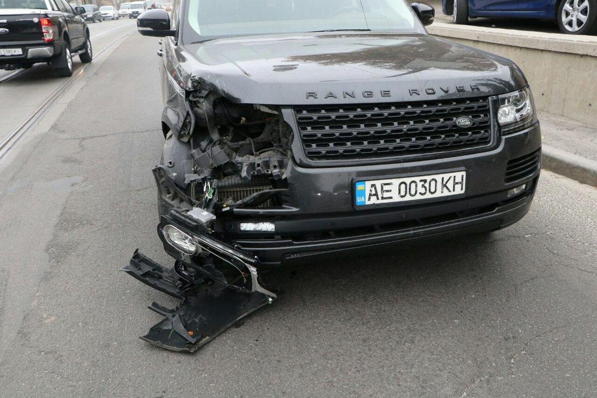 Повреждения Range Rover