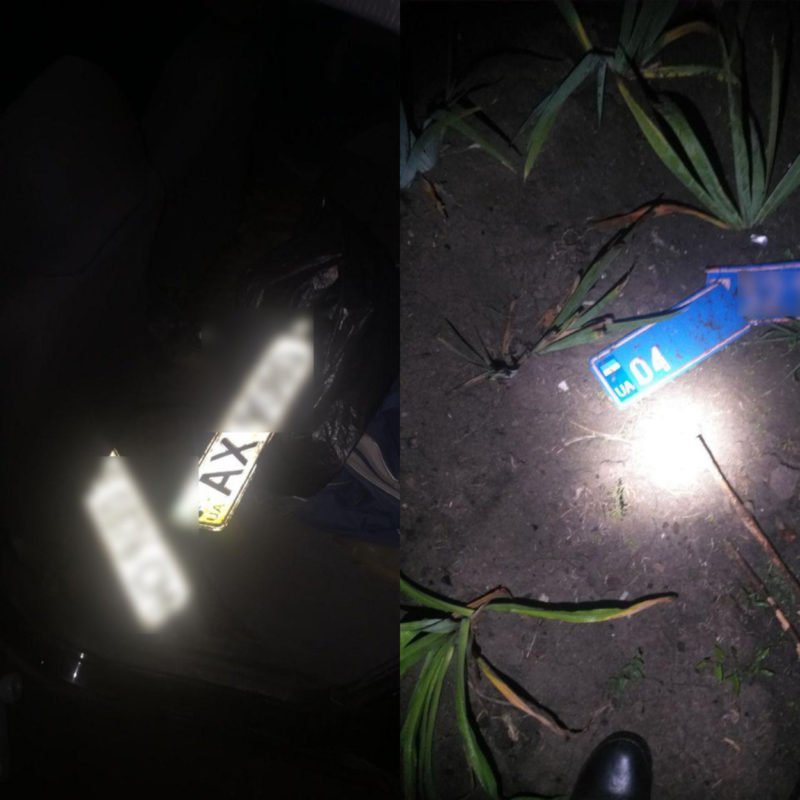 Нашли номерные знаки Нашли номерные знаки