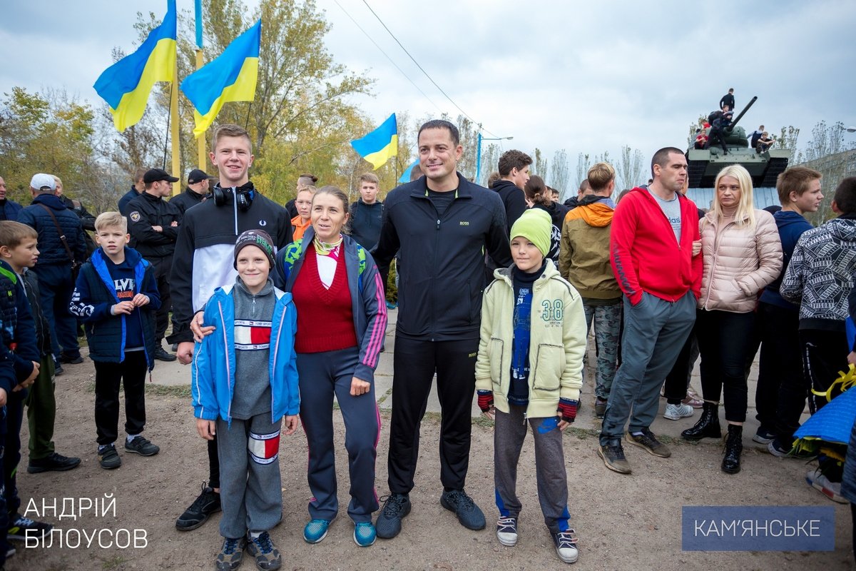 В Каменском впервые состоялся забег, посвященный годовщине освобождения города 2