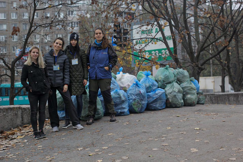 Теперь несколько парков Днепра стали чище