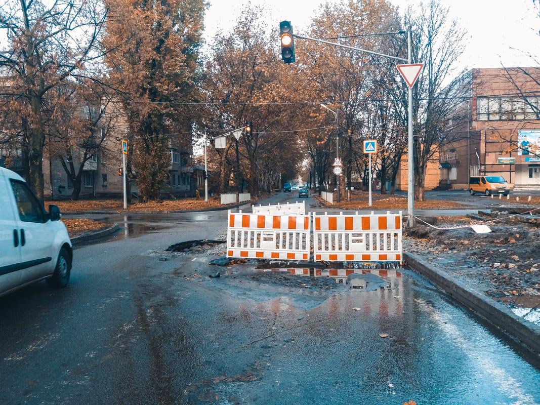 Место оградили