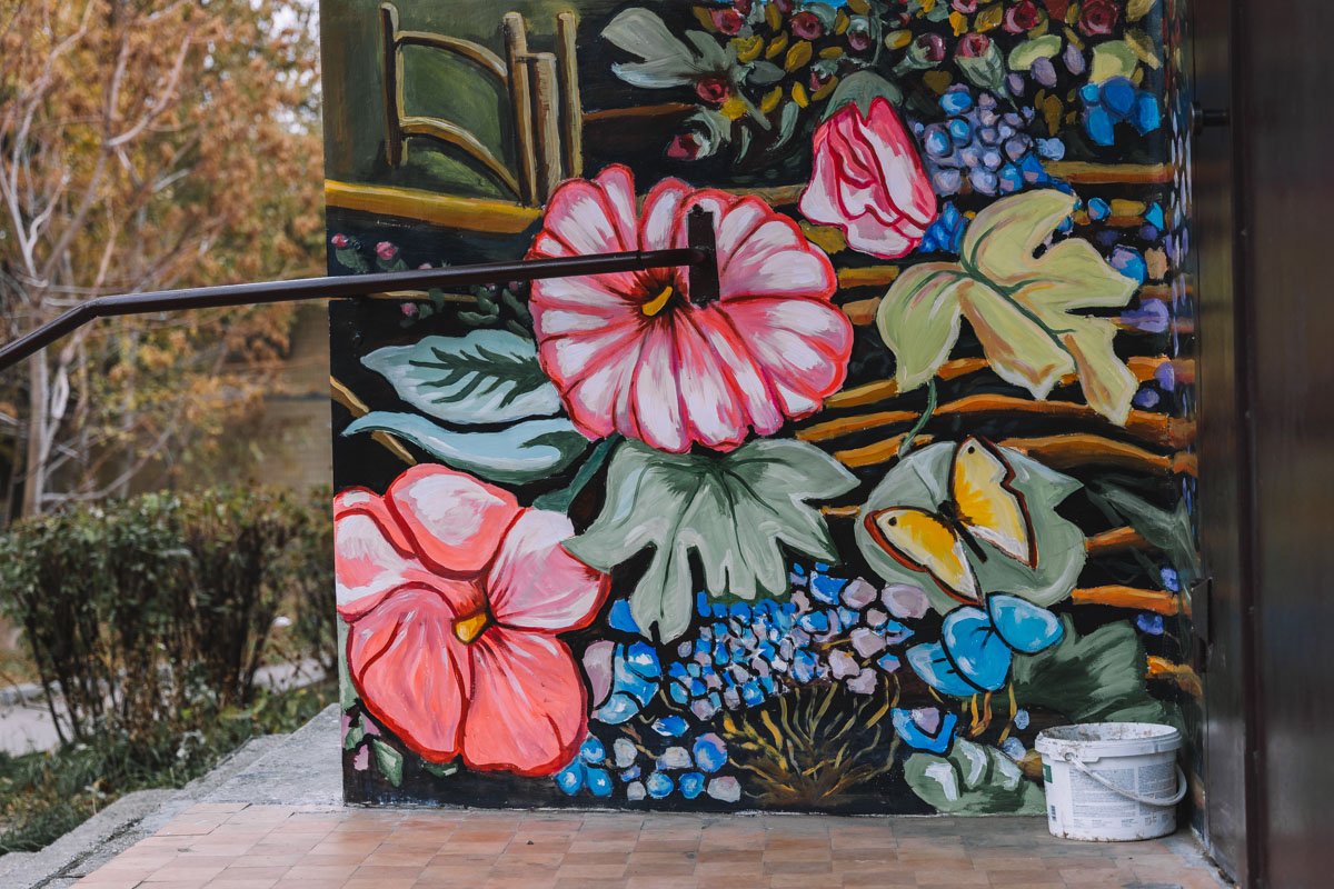 Автор картины рассказал, что трудился над ней почти месяц