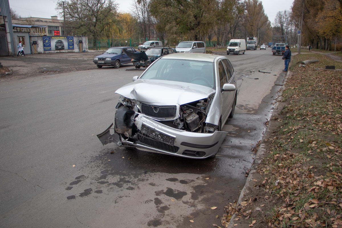 Водитель Skoda не пострадал Водитель Skoda не пострадал