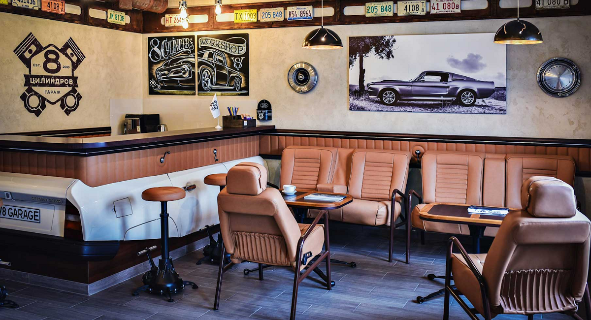 Где в Днепре находится автосервис, непохожий на СТО, - ГАРАЖ 8 ЦИЛИНДРОВ 1