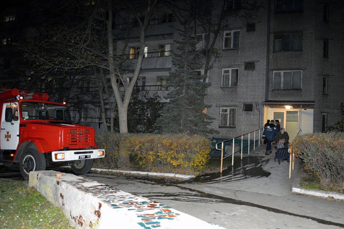 Пожар произошел в гериатрическом пансионате Пожар произошел в гериатрическом пансионате