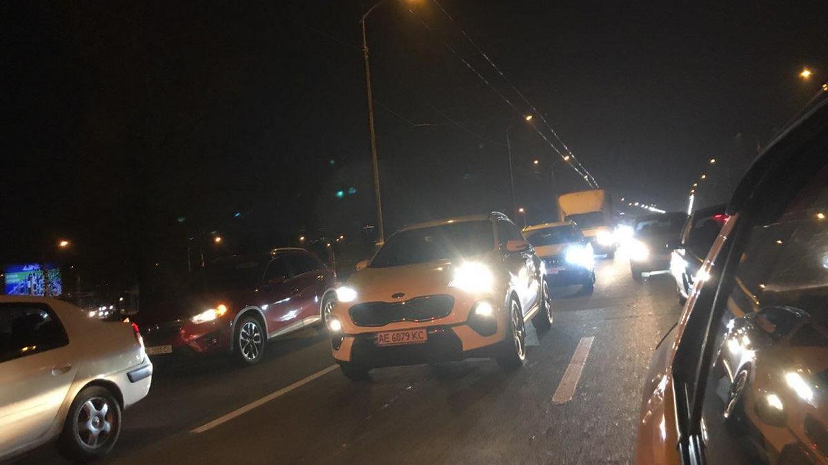 Причина пробки - крупное ДТП