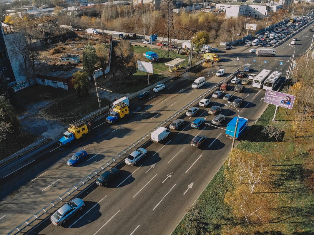 Образовалась пробка