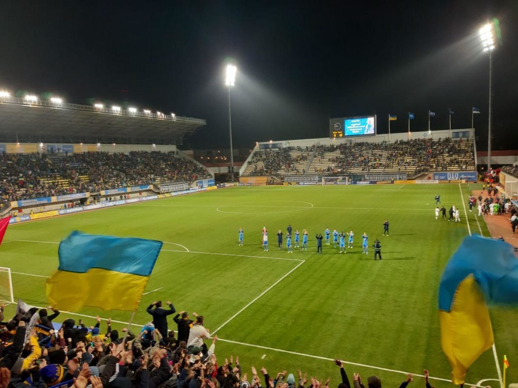 Сборная Украины обыграла сборную Эстонии со счетом 1:0