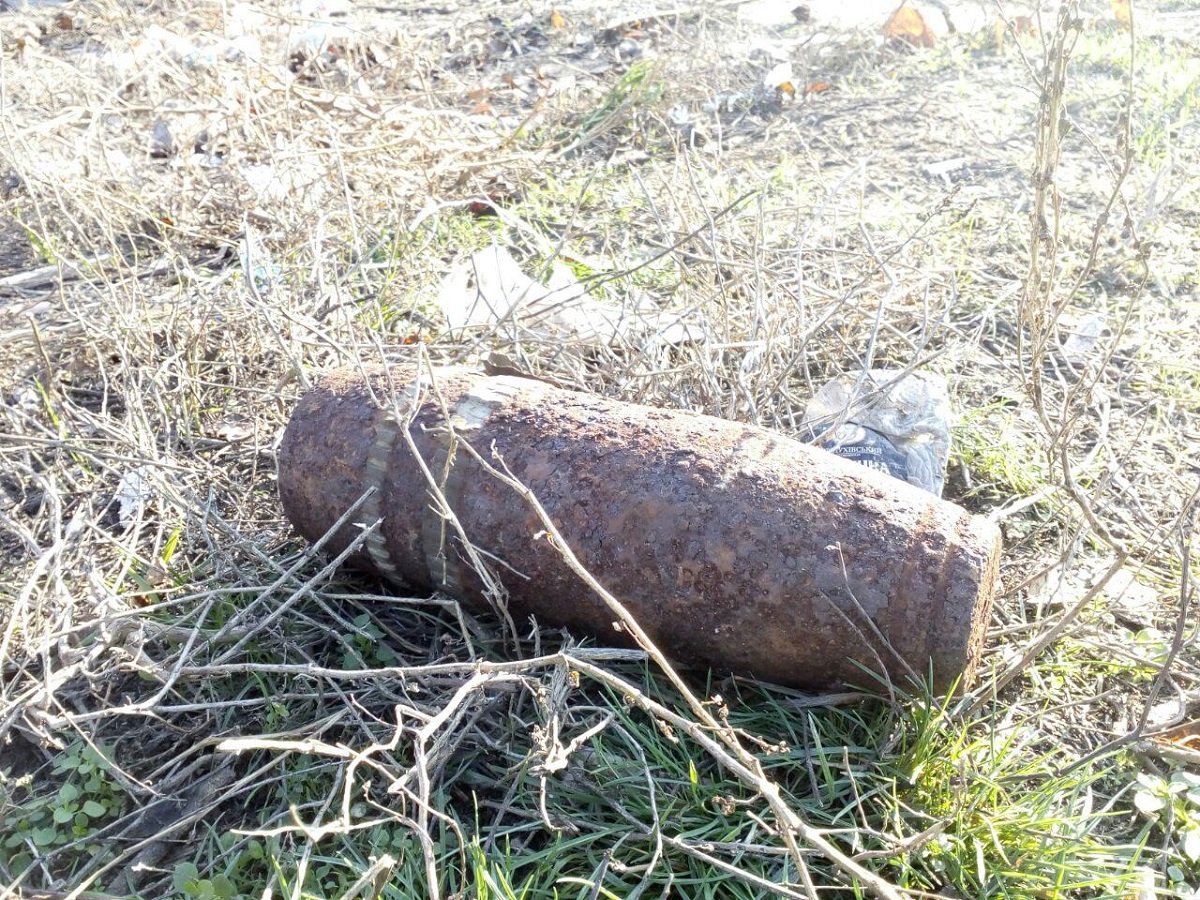 Возле карьера на ж/м Красный Камень прохожий наткнулся на боеприпас