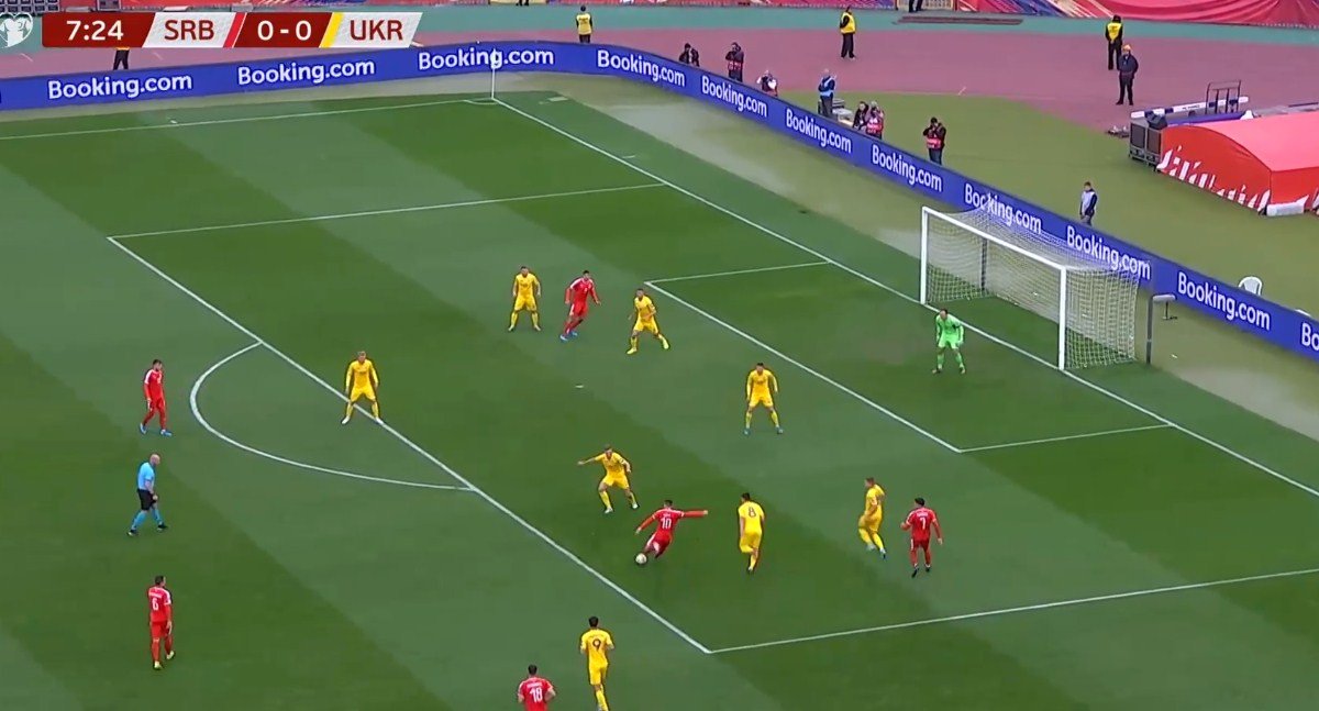 Удар, после которого назначили пенальти