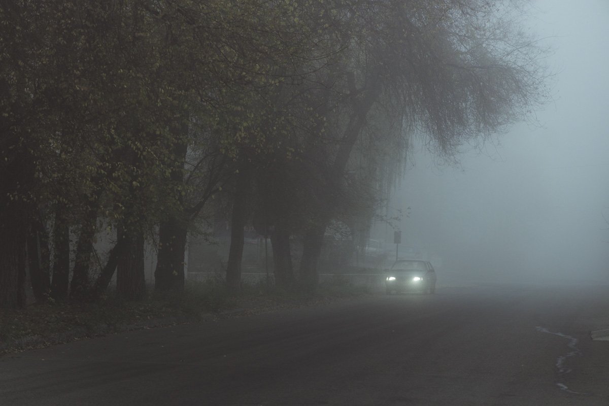 Фары машин, будто глаза монстров