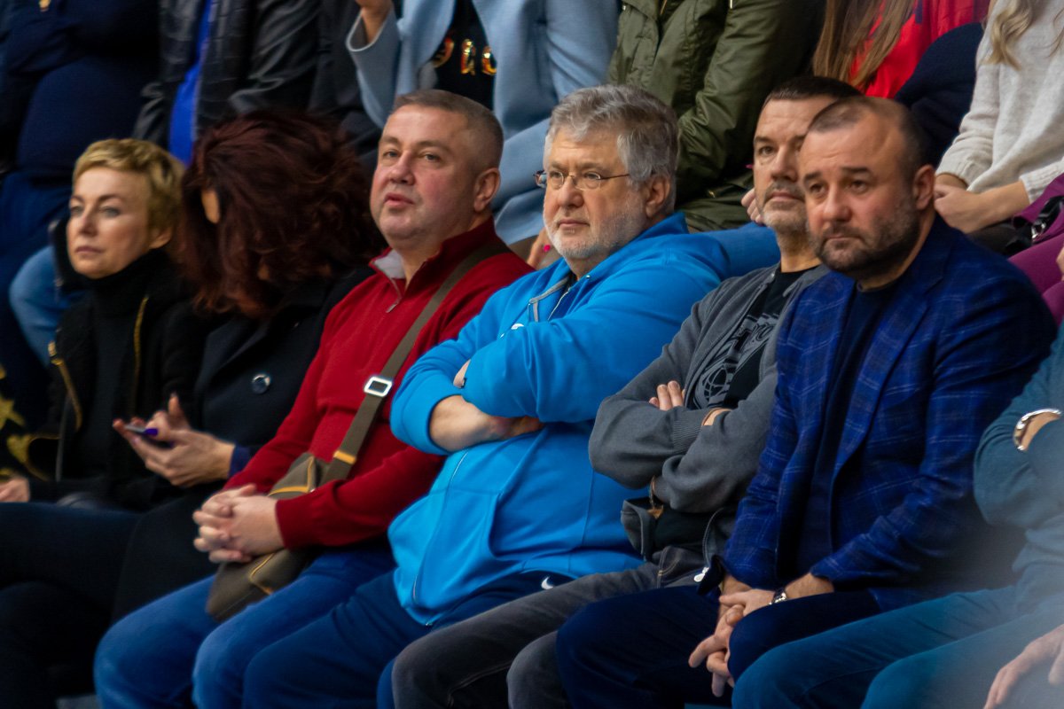 На матче присутствовал Игорь Коломойский